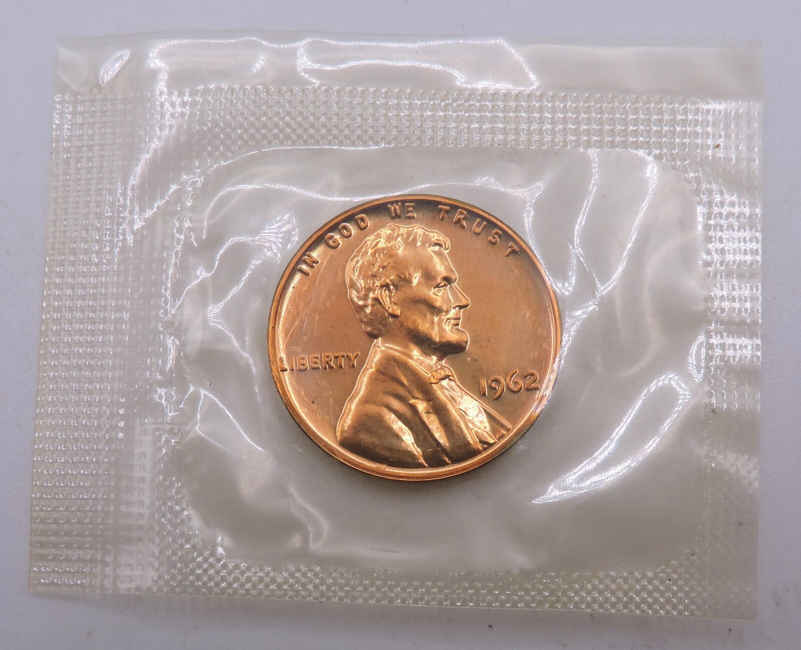 1962 Proof Lincoln Memorial Cent in Mint Cello