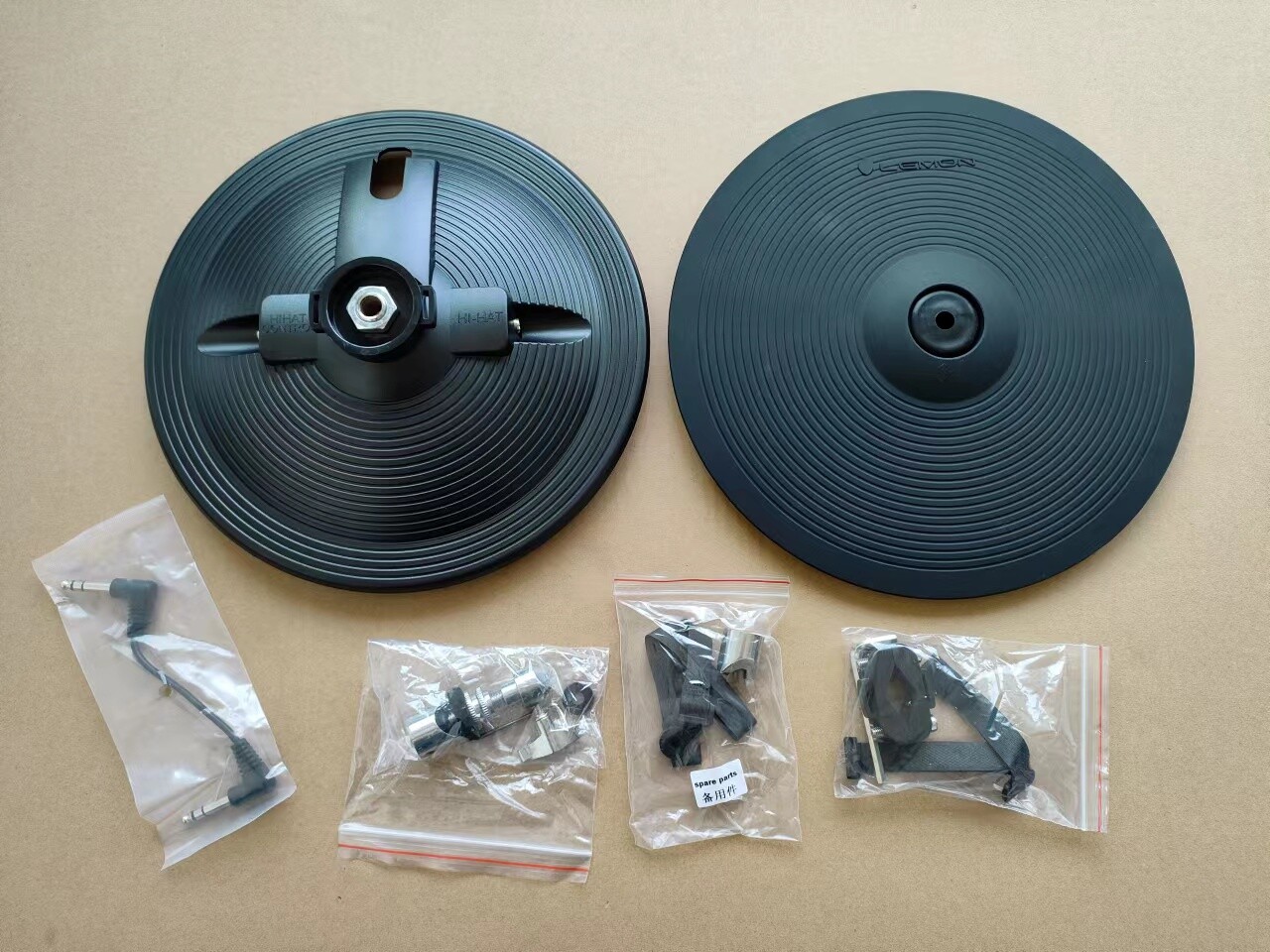 Lemon Drum Cymbal 12" Double Piece Electronic Drum Hihat with Controller