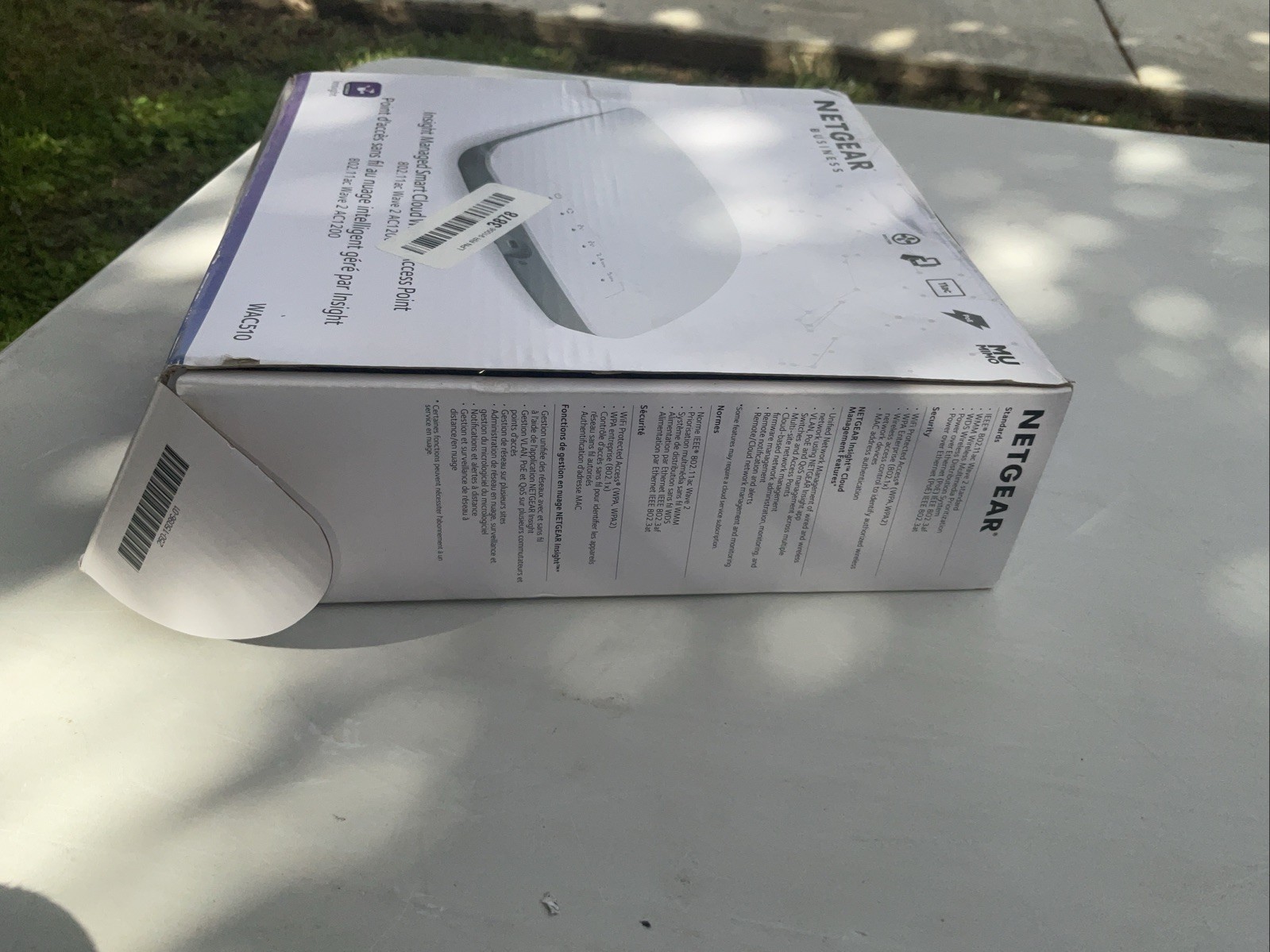 NETGEAR Insight Managed Smart Cloud Wirelesss Access Point WAC510 802.11ac