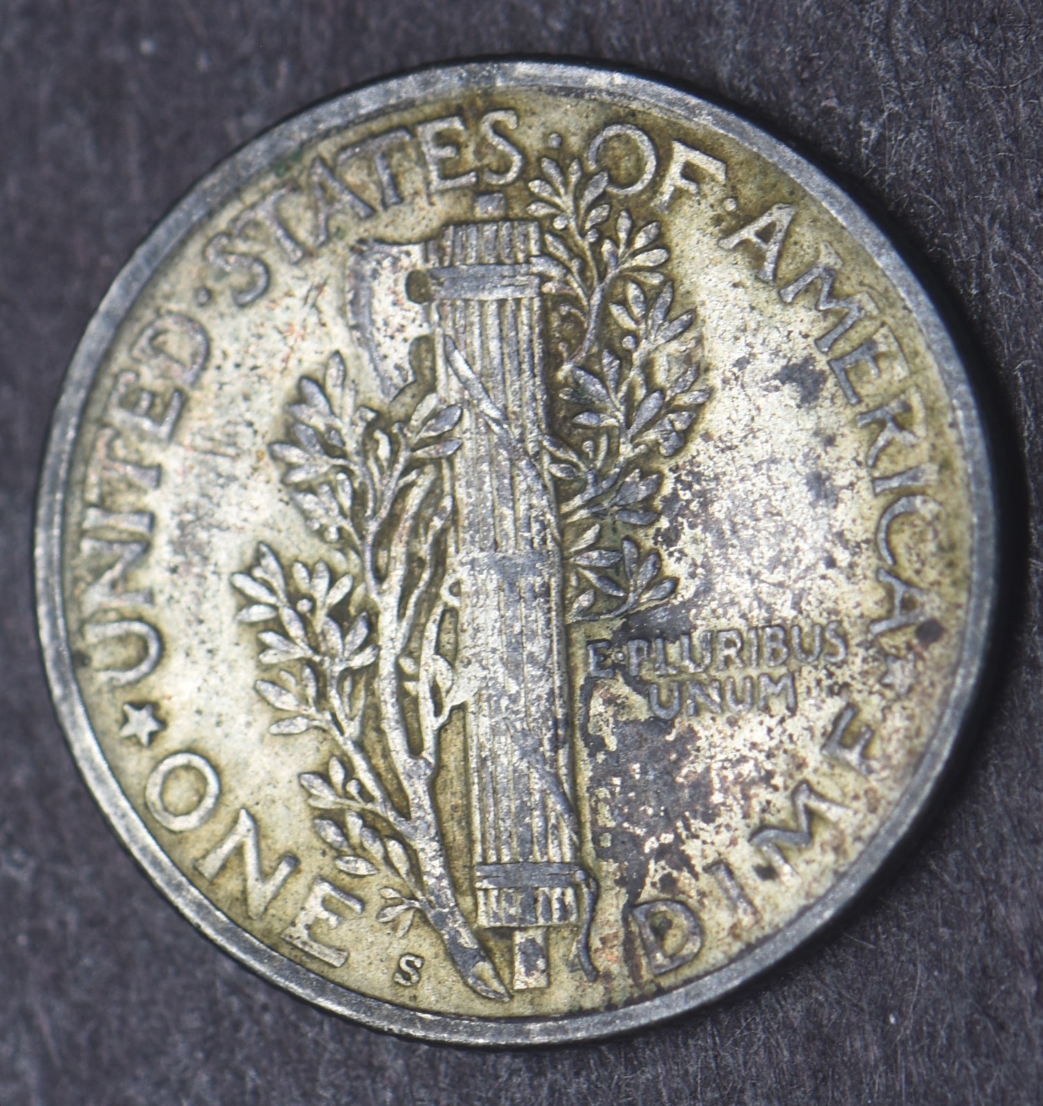 1918-S Mercury Silver Dime 10C [ COINGIANTS ]