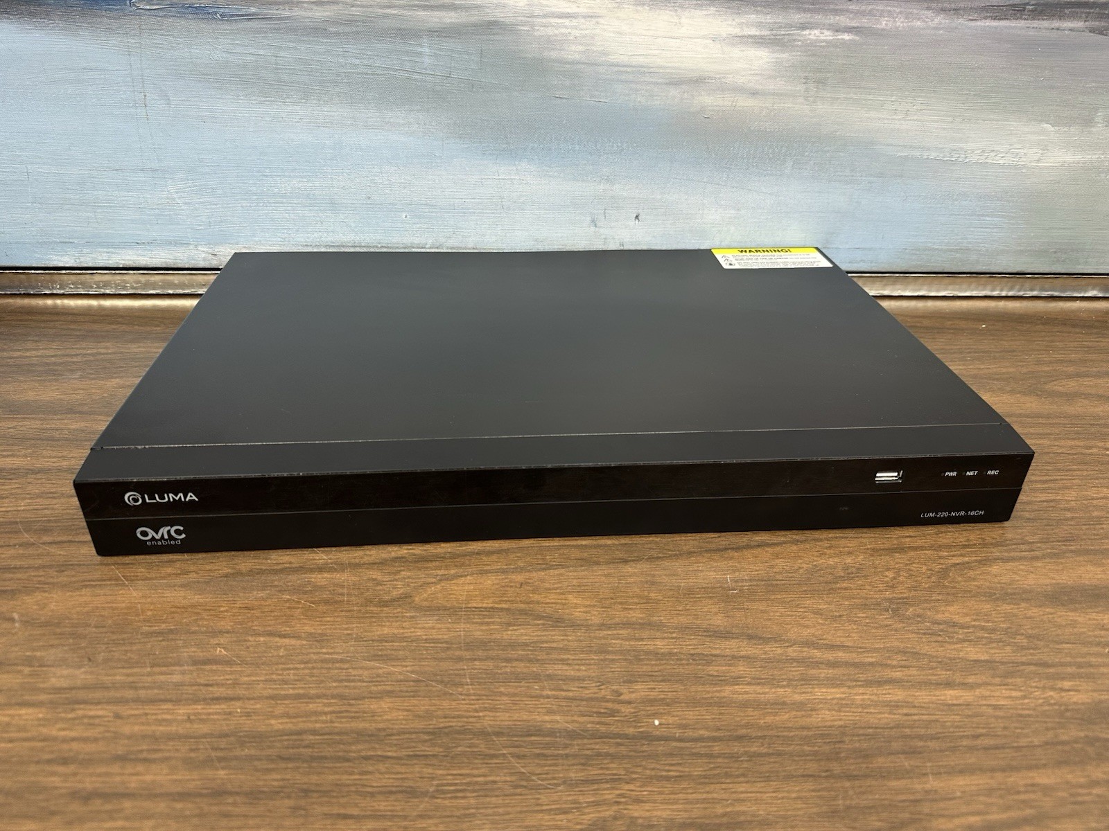 Luma LUM-220-NVR-16CH-0T 220 Series 16-Channel NVR, Not Power Cord As Is Unteste
