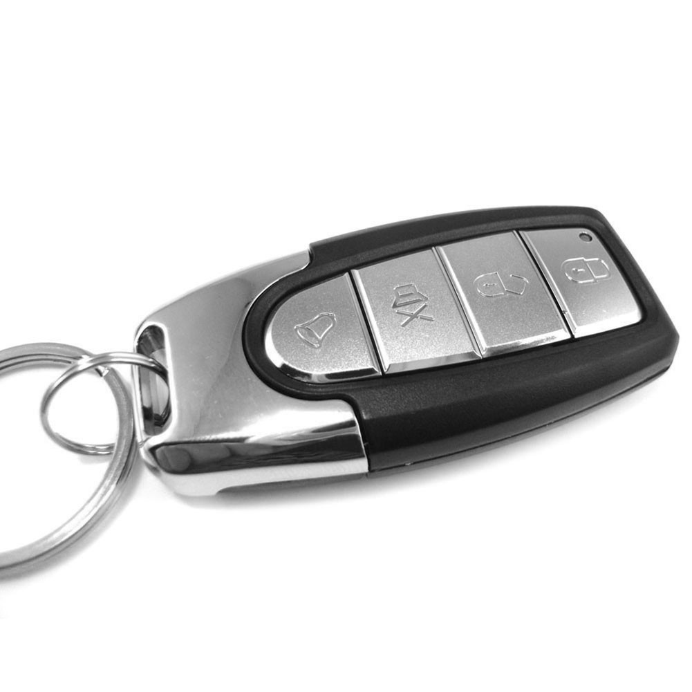 Car Remote Keyless Entry Vibration Alarm Security System W/2 Remote Control Kit