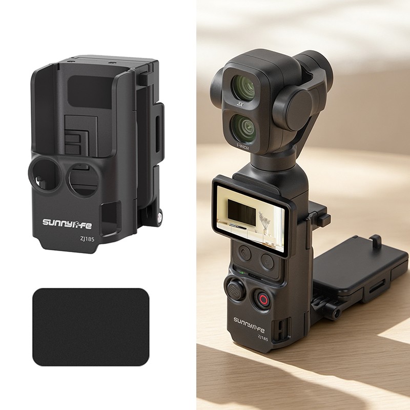 Magnetic Quick-Release Mount Base w/Filter Box For DJI Osmo Pocket 4P 4 3 Camera