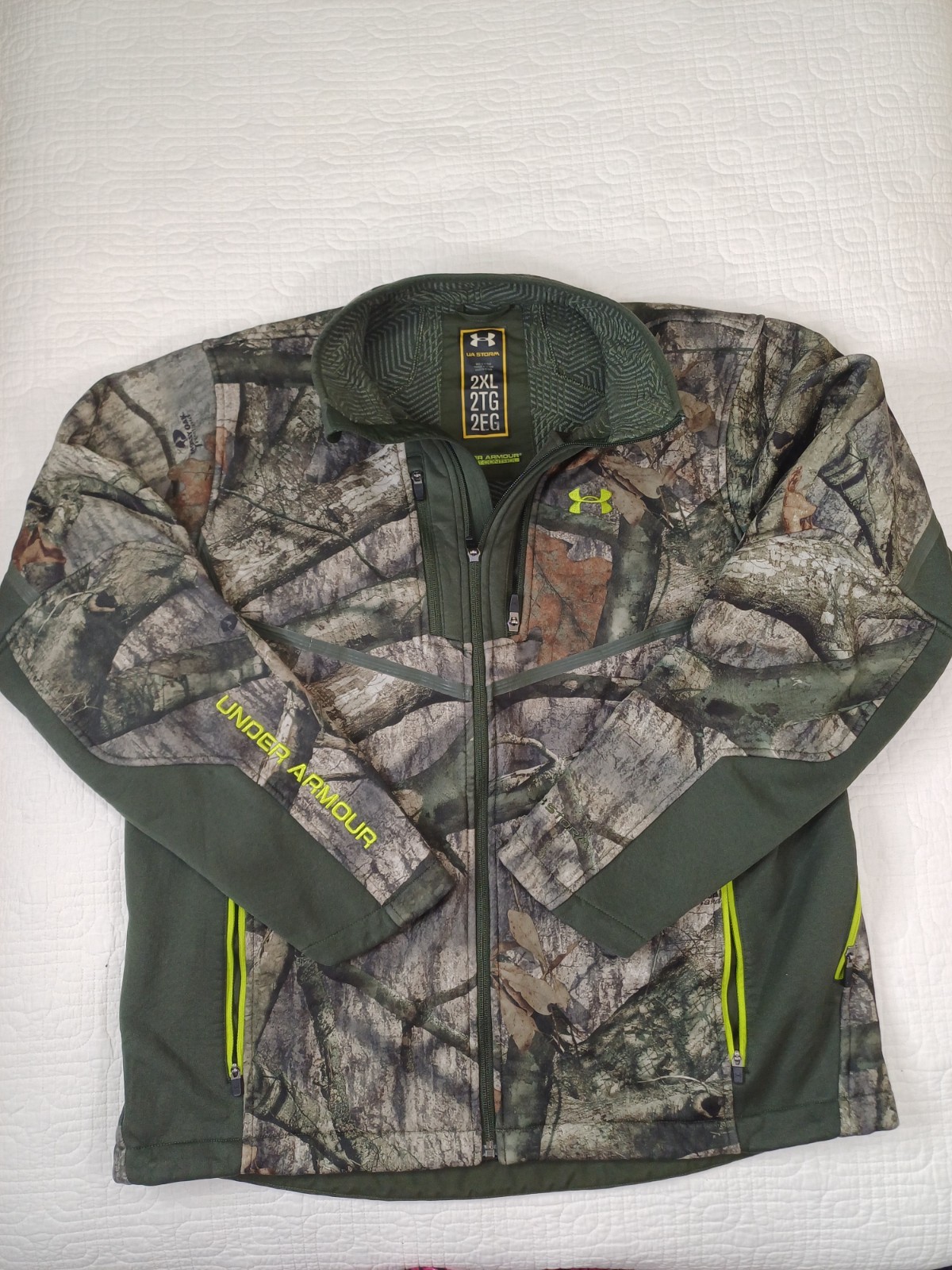 Under Armour Scent Control Infrared Storm Jacket Realtree Camouflage Men’s 2XL
