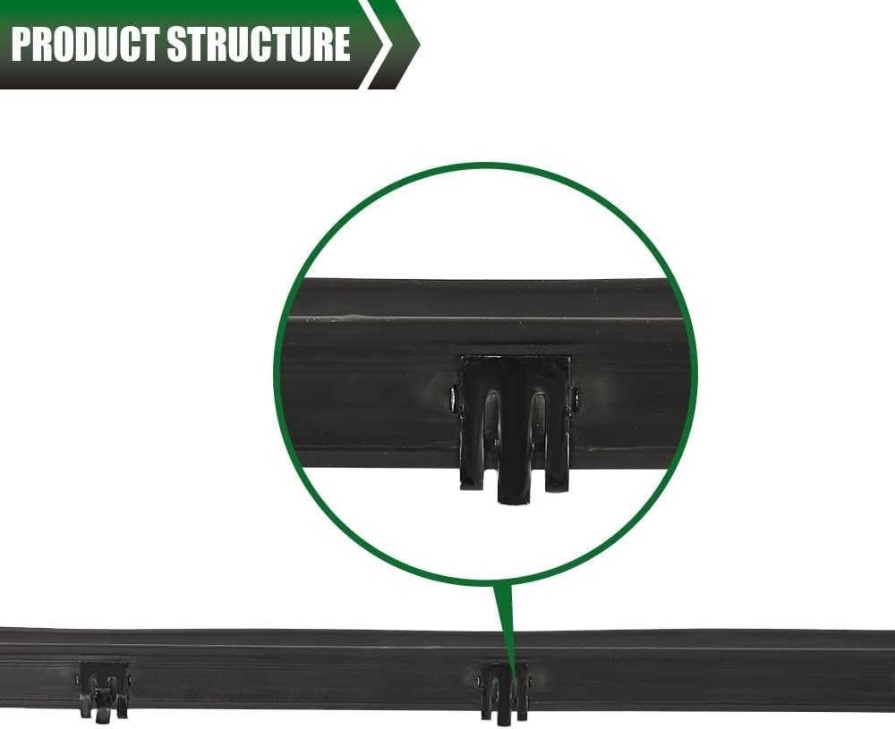 Tailgate Tail Gate Window Sweep Weatherstrip Seal Set