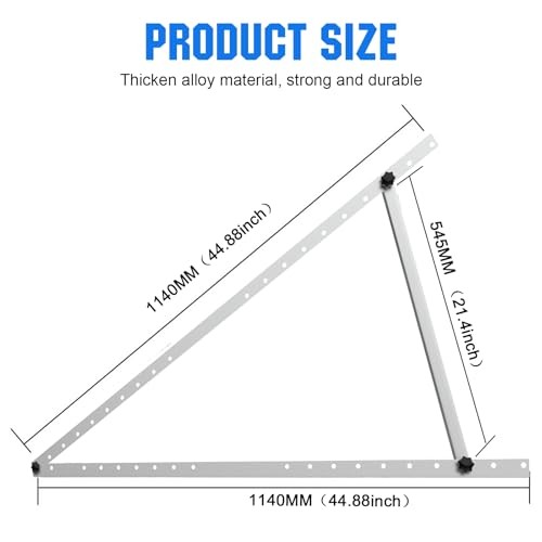 Solar Panel Mount Brackets, 2 Sets 45 inch Adjustable with Foldable Tilt 45inch