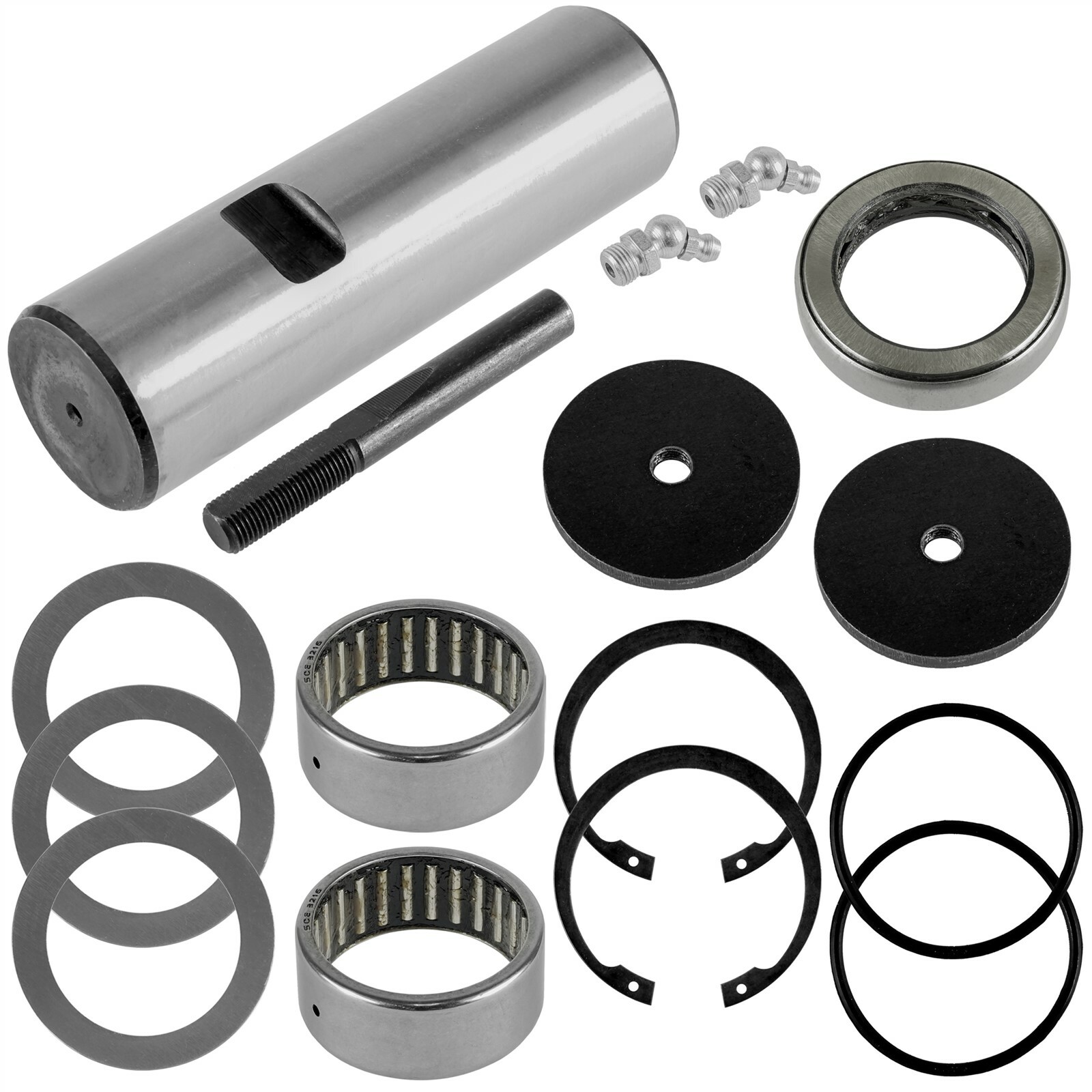 D103626 Fits Case King Pin Kit 2WD Backhoe 580LXT 580K 580SK 580L 580M Side Slot