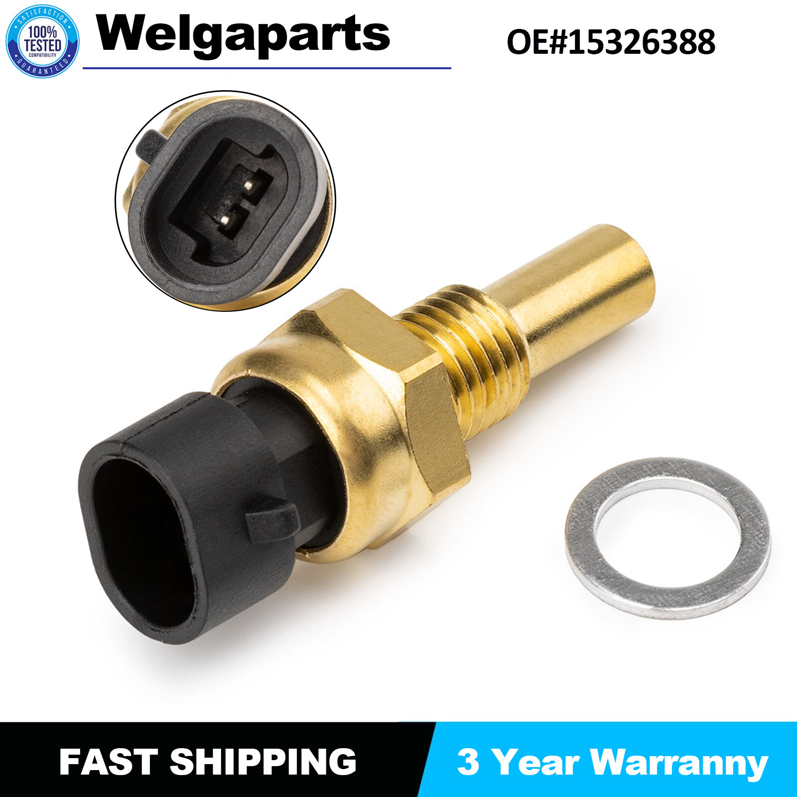 Coolant Temperature Temp Sensor For Chevrolet GMC TPI TBI LT1 LS1 LS2 15326388