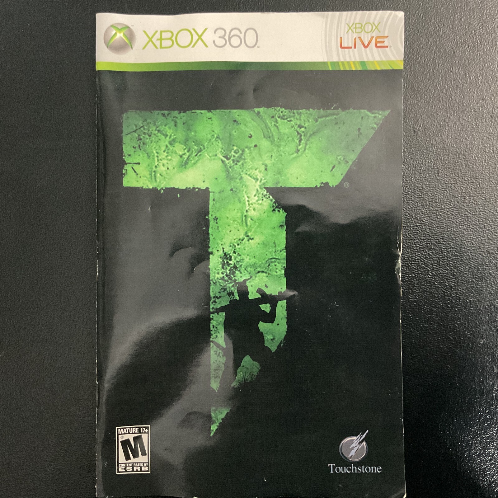 Turok Microsoft Xbox 360 Instruction Manual Only