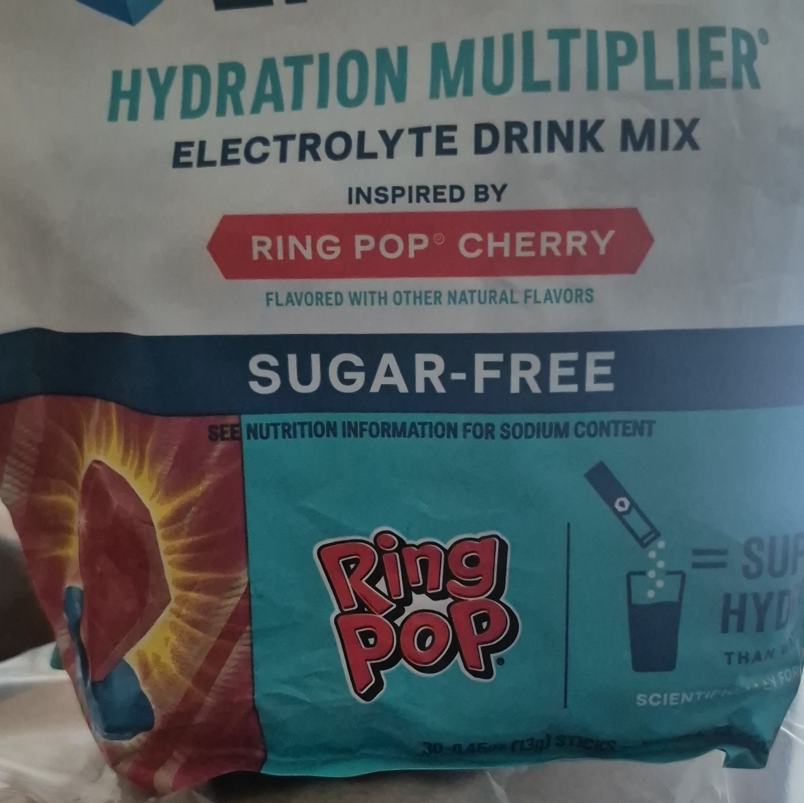 Liquid I.V. Hydration Multiplier Electrolyte Powder Sugar-Free Cherry 5 Sticks