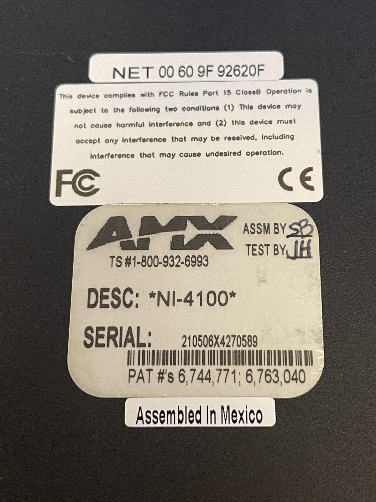 AMX NetLinx NI-4100 Automation Integrated Master Controller