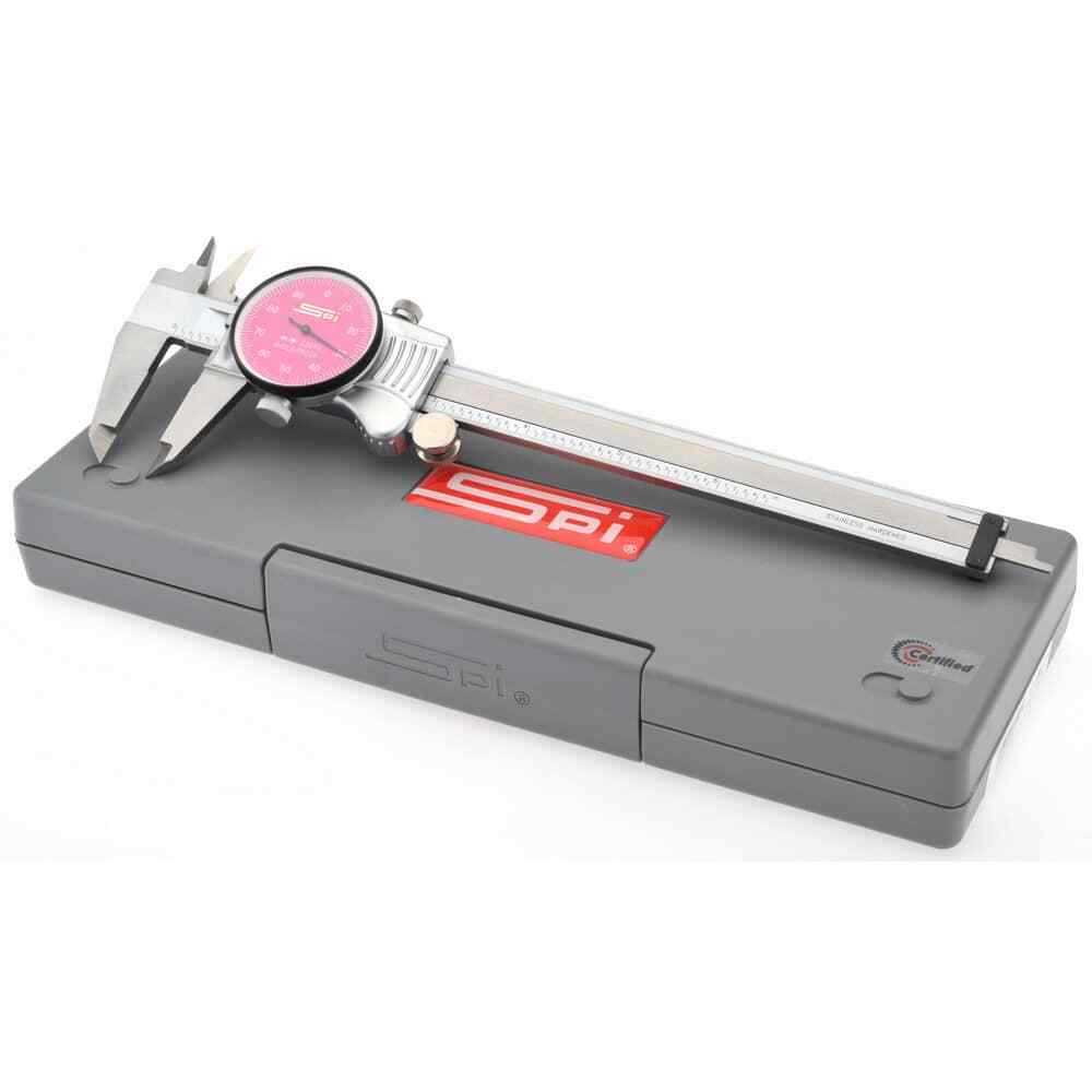 SPI 17-986-1 Purple Face Dial Caliper 0" to 6", 0.001" Graduations, 0.1" per Rev