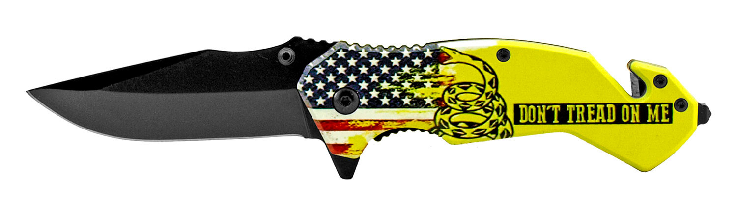 4.75 inch Don't Tread on Me Assisted Folding Pocket Knife - FREE SHIPPING!!