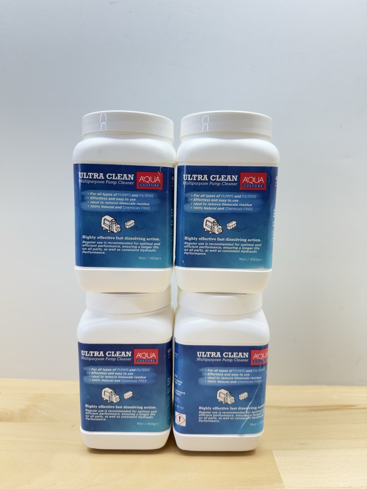 Aqua Culture Ultra Clean Multipurpose Pump Cleaner  Aquarium 16oz. Each 4 Pack