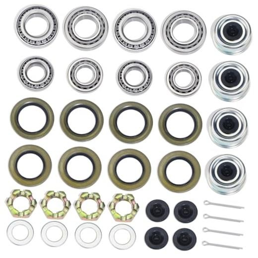 4Sets 25580 15123 Trailer Axle Hub Bearings Kit, 4Set 25580 15123 Bearing Kit