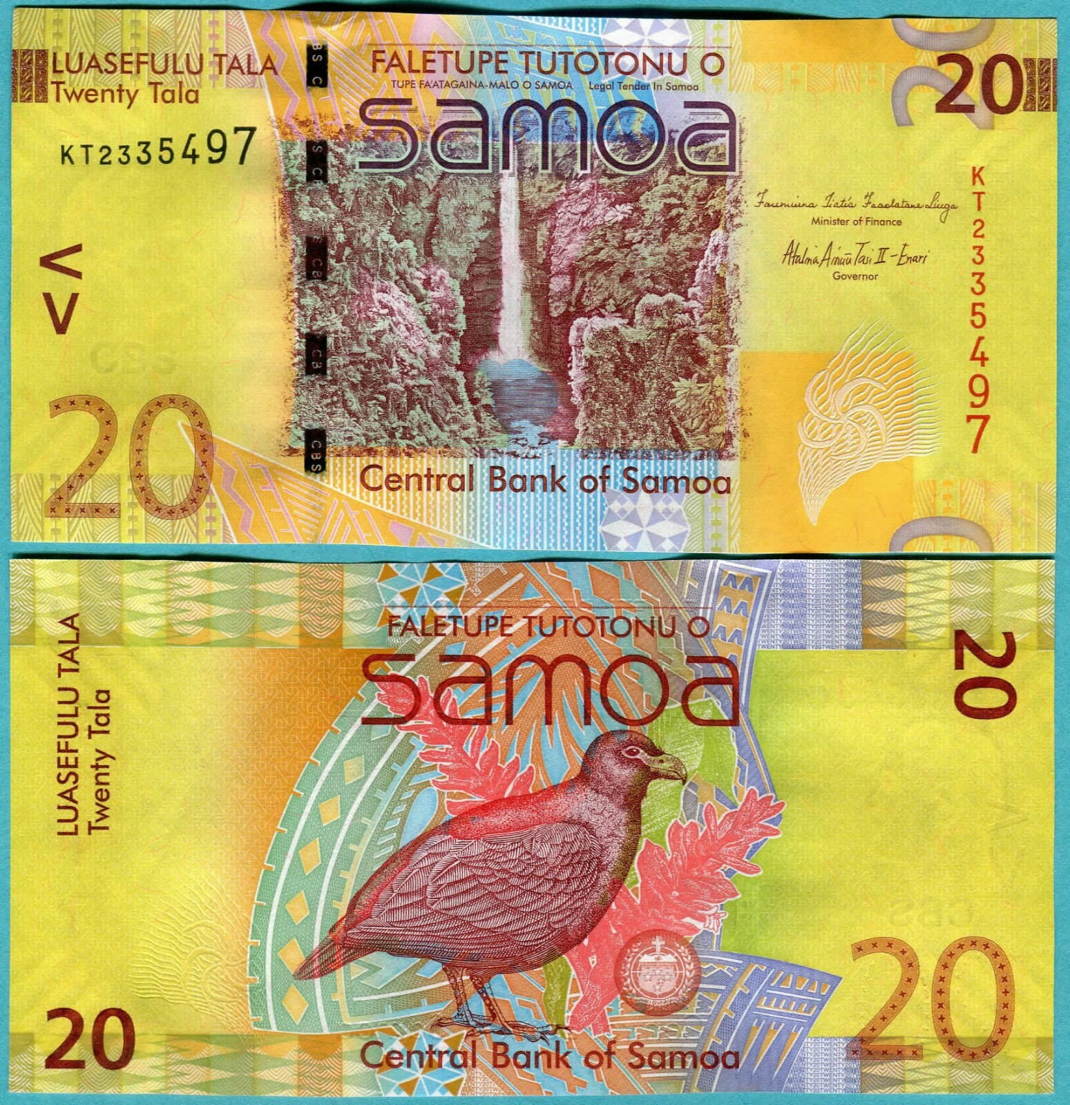 Samoa 20 Tala ND(2012) P40b UNC