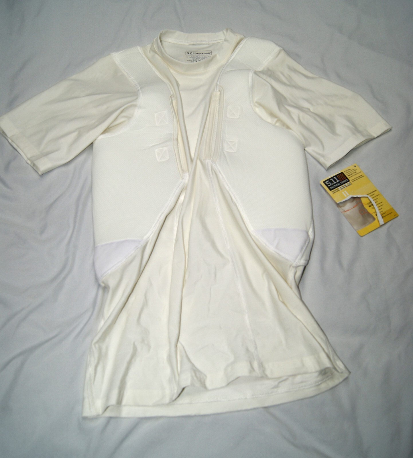 5.11 tactical holster shirt undergear men's large off white new nwt