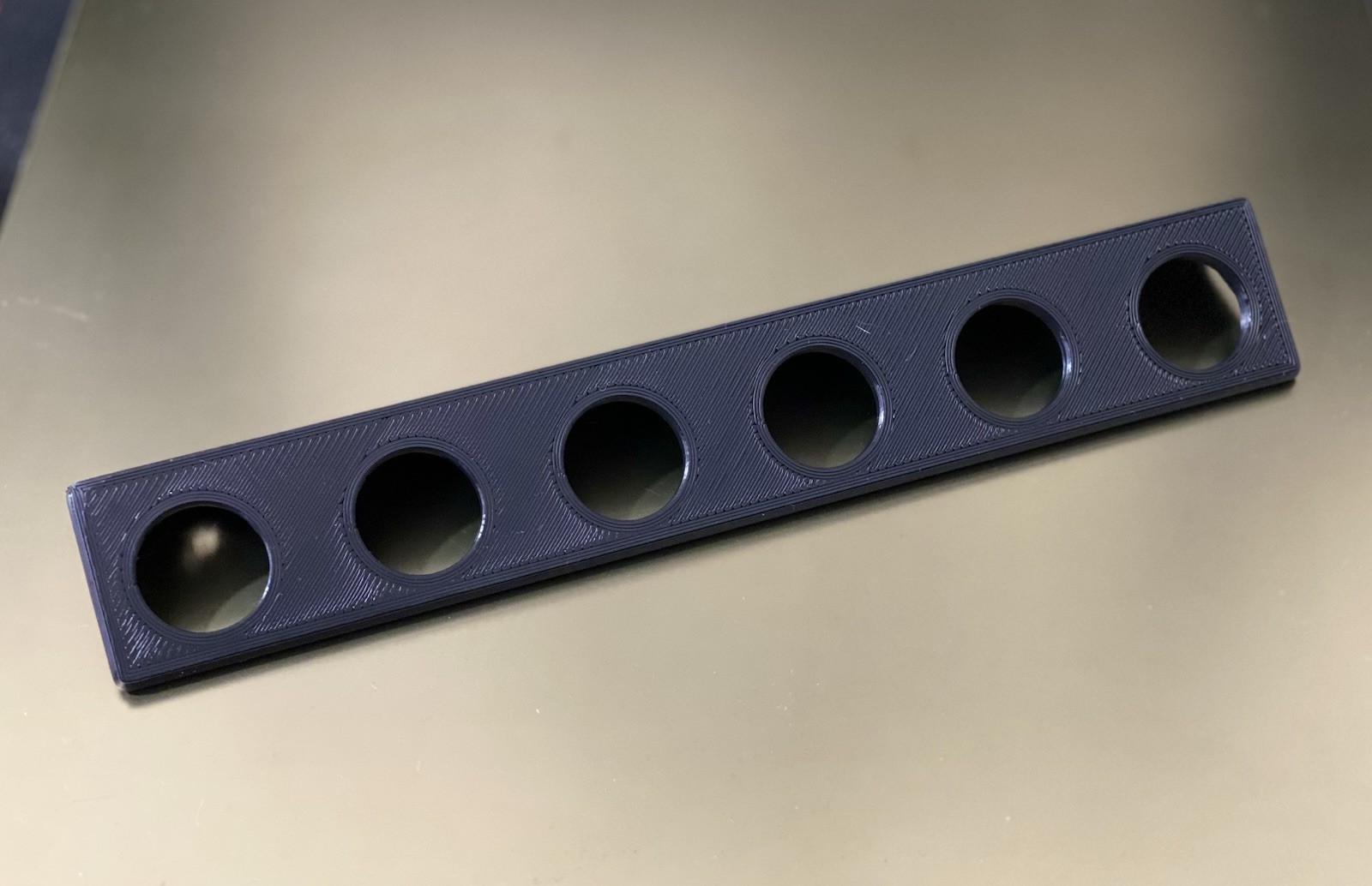 Wall Mounted Reloading Die Rack 7/8" Dillon, RCBS, Hornady, Lyman 3D Printed