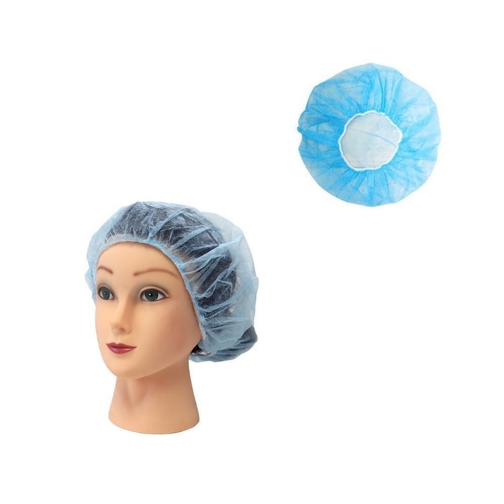Non Woven Bouffant Cap Hair Net Cap Blue 24 in Size 2000 Pieces