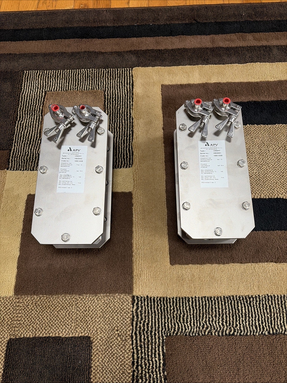 APV SPX Sanitary Plate Heat Exchanger