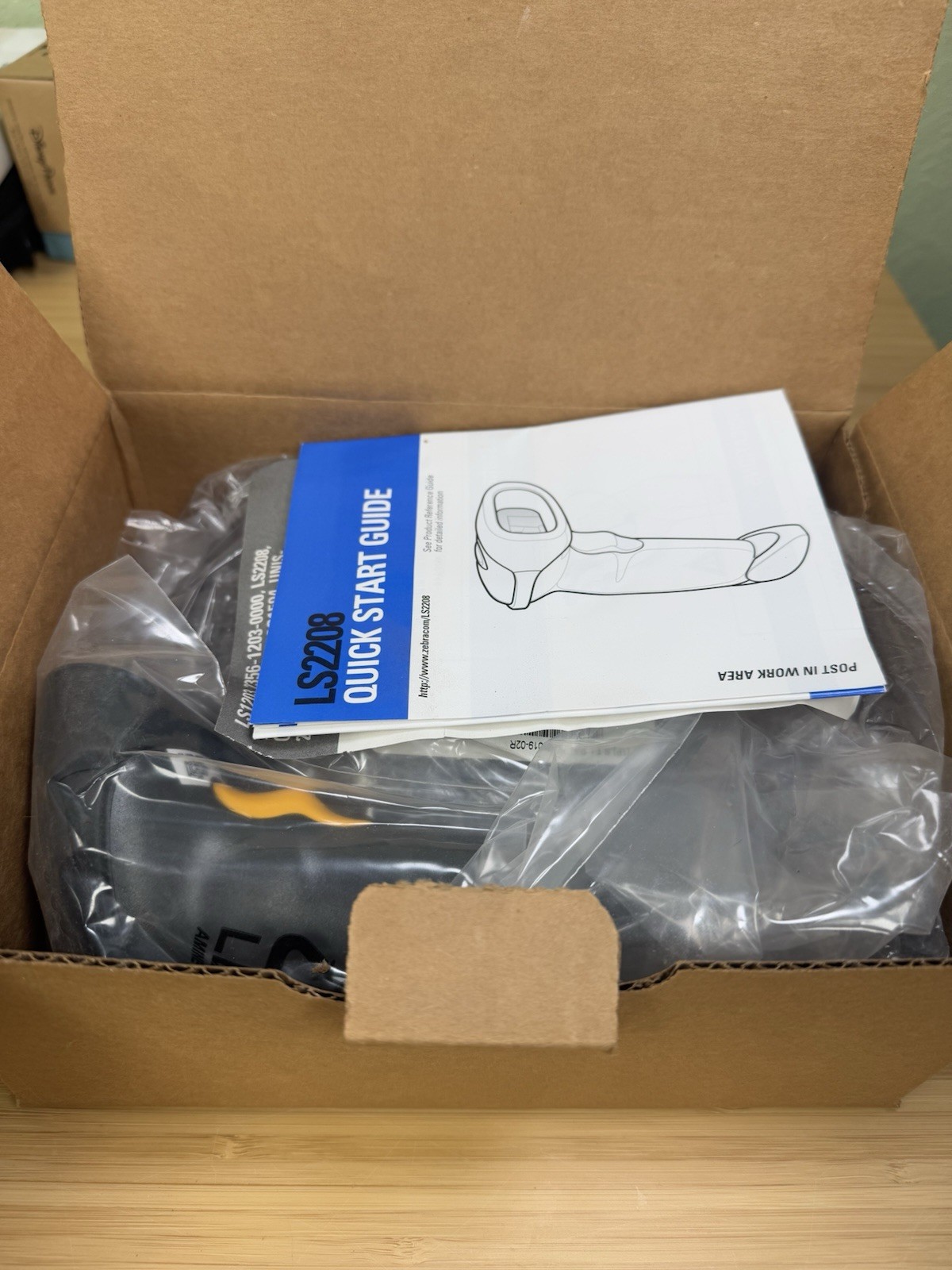Symbol LS2208-SR20007R-NA Barcode Scanner USB Black – New Open Box
