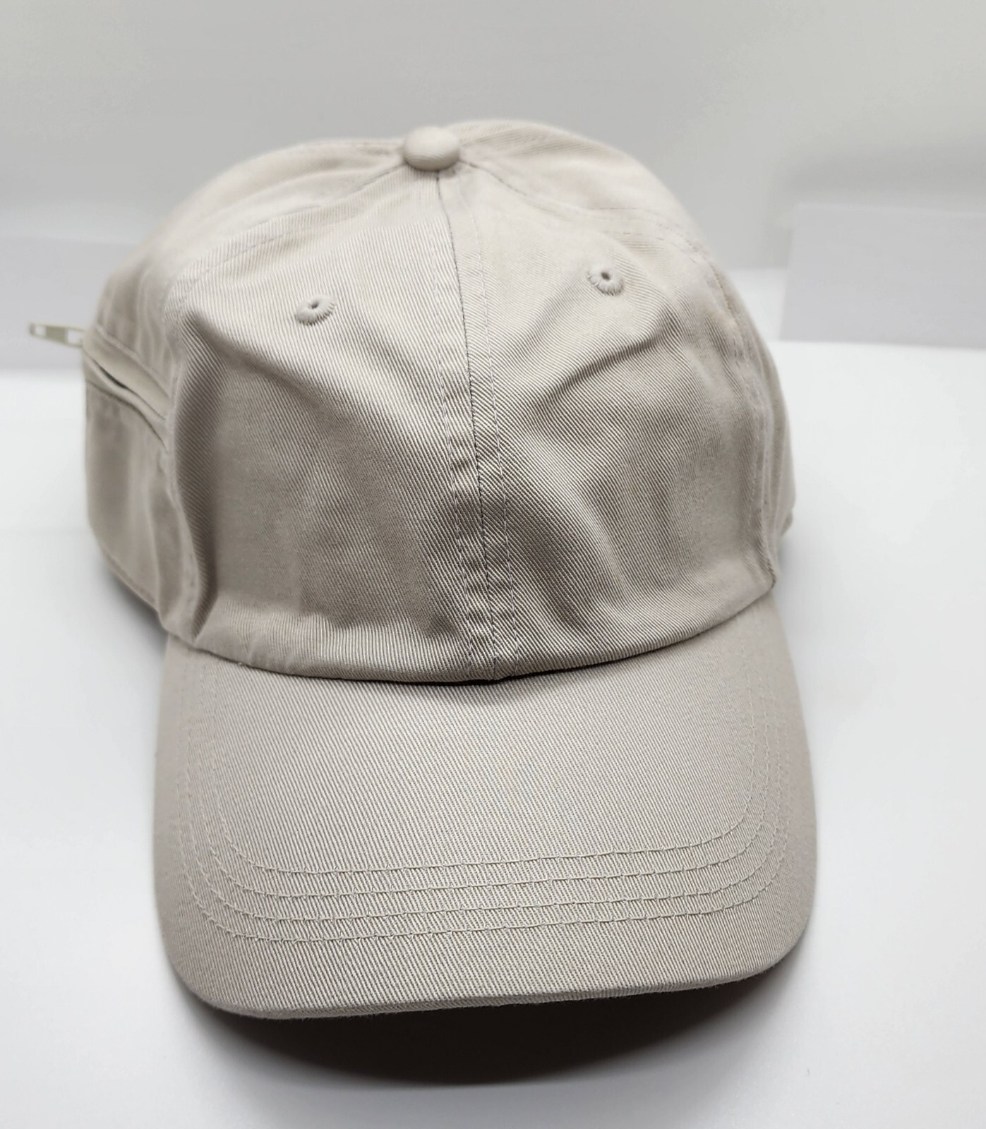 ball caps for women tan with zipper pocket