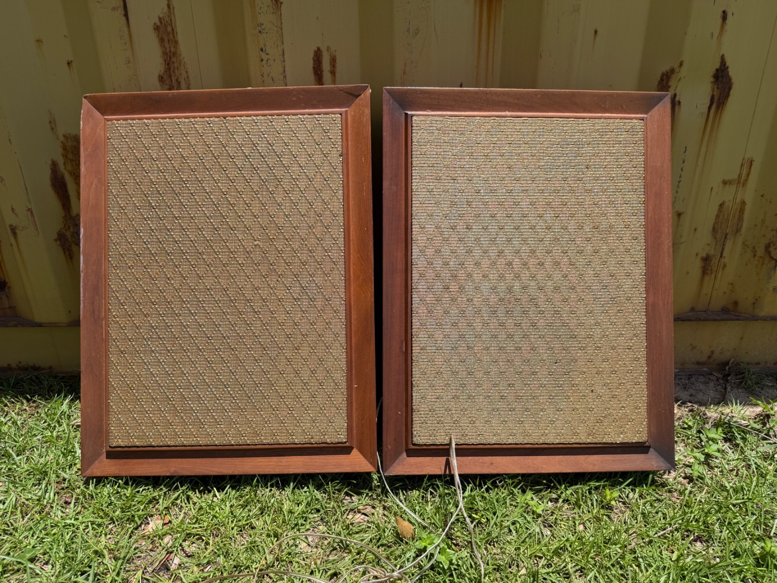 VINTAGE Pair of 1962 The Voice of Music Model 62 "Silhouette" 3-Way Speakers