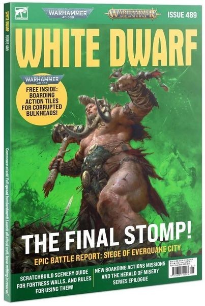 Games Workshop Warhammer White Dwarf Magazine Issue 489