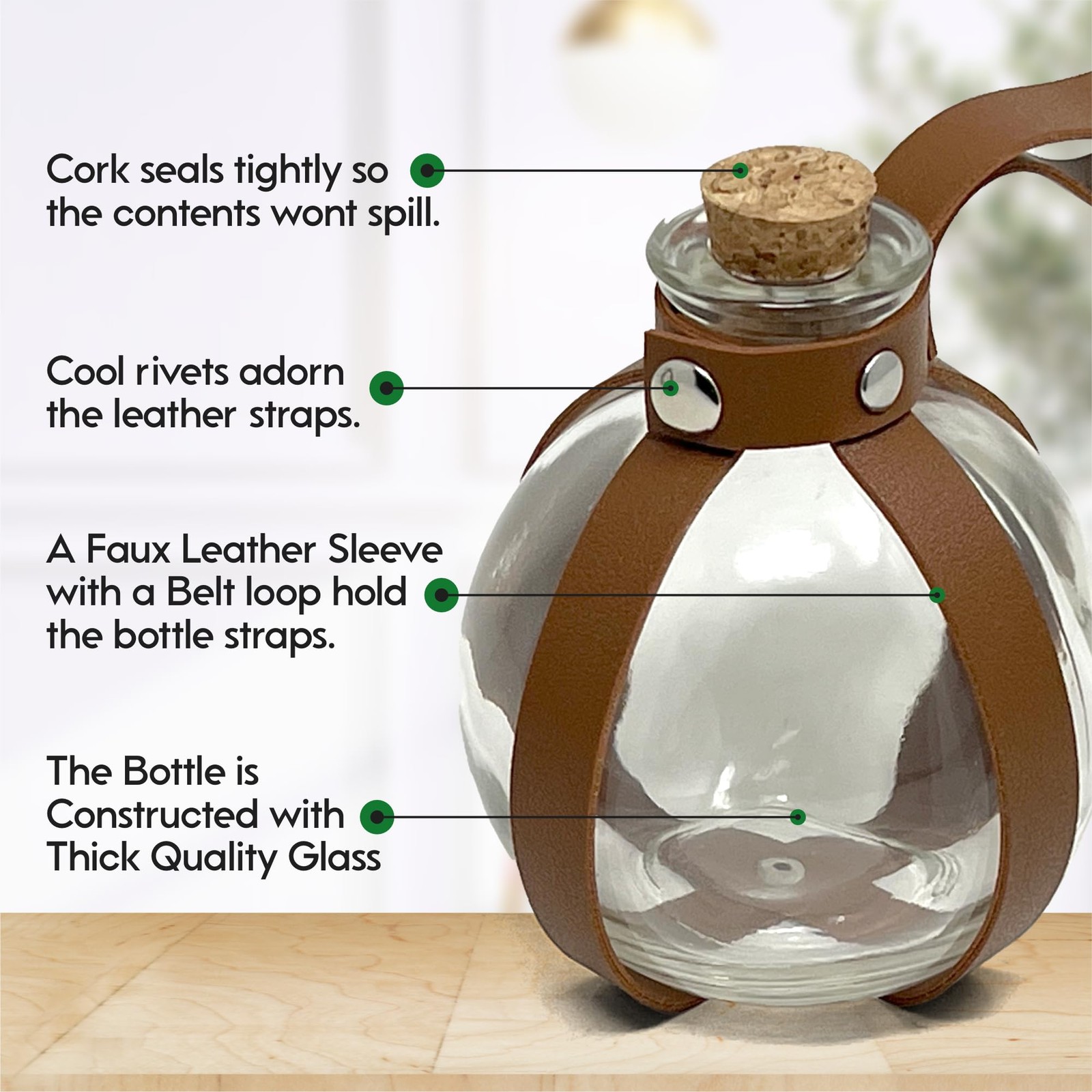 Glass Potion Bottles with Cork, Bottles prop, Dark Magic Potion bottles with ...