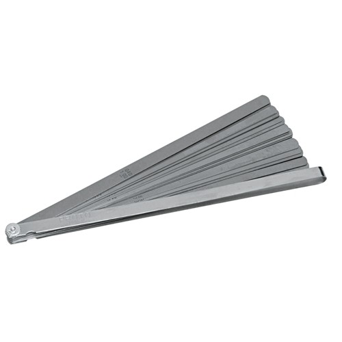 Proto J000TL 1/2" x 12" 25 Blade Long Feeler Gauge Set with Steel Blade Holder