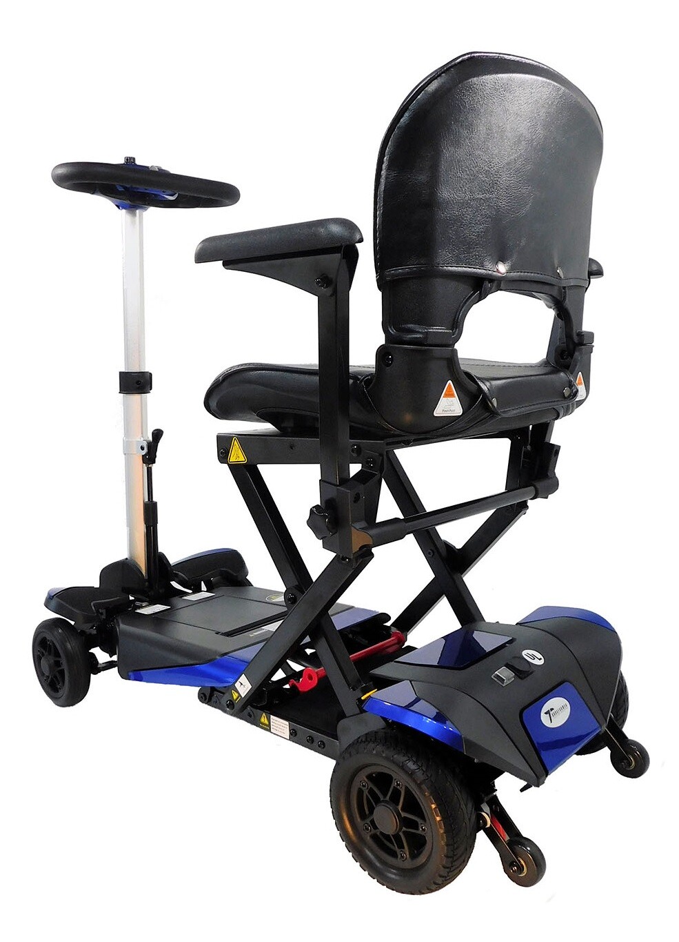 Enhance Mobility Transformer 2 Automatic Folding Electric Mobility Scooter Blue