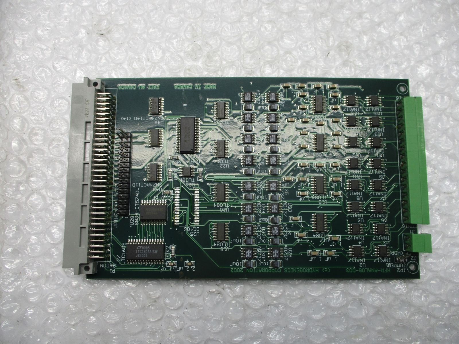 HYDROGENICS CORP HFR-ANALOG-003 CIRCUIT BOARD NSNP