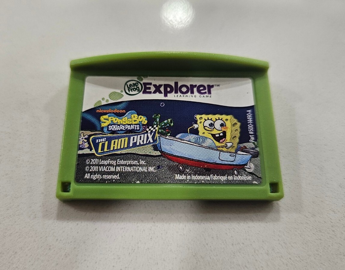 Leap Frog LeapPad Explorer Learning: SpongeBob Clam Prix, Leap Pad Ultra