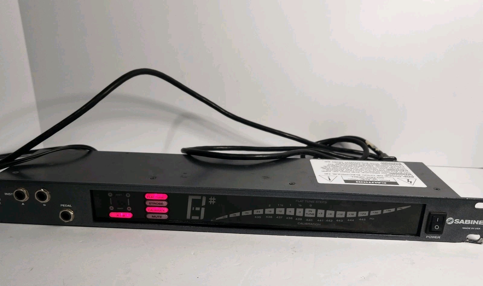 Sabine RT-7100 Advanced Rack Tuner