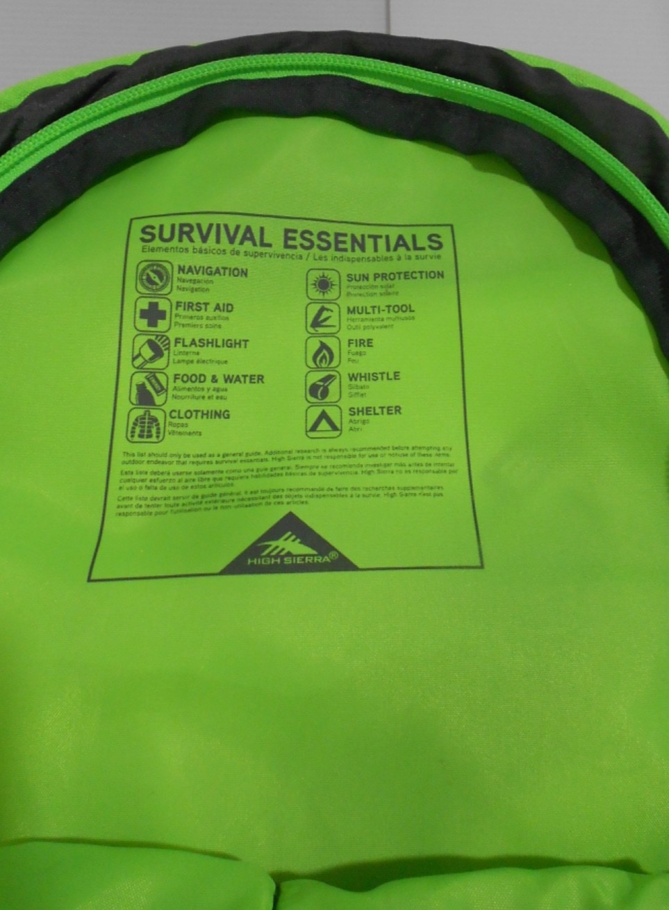 **VERY NICE ** High Sierra Visalia 9 Hydration Pack 2L - Gray/Green