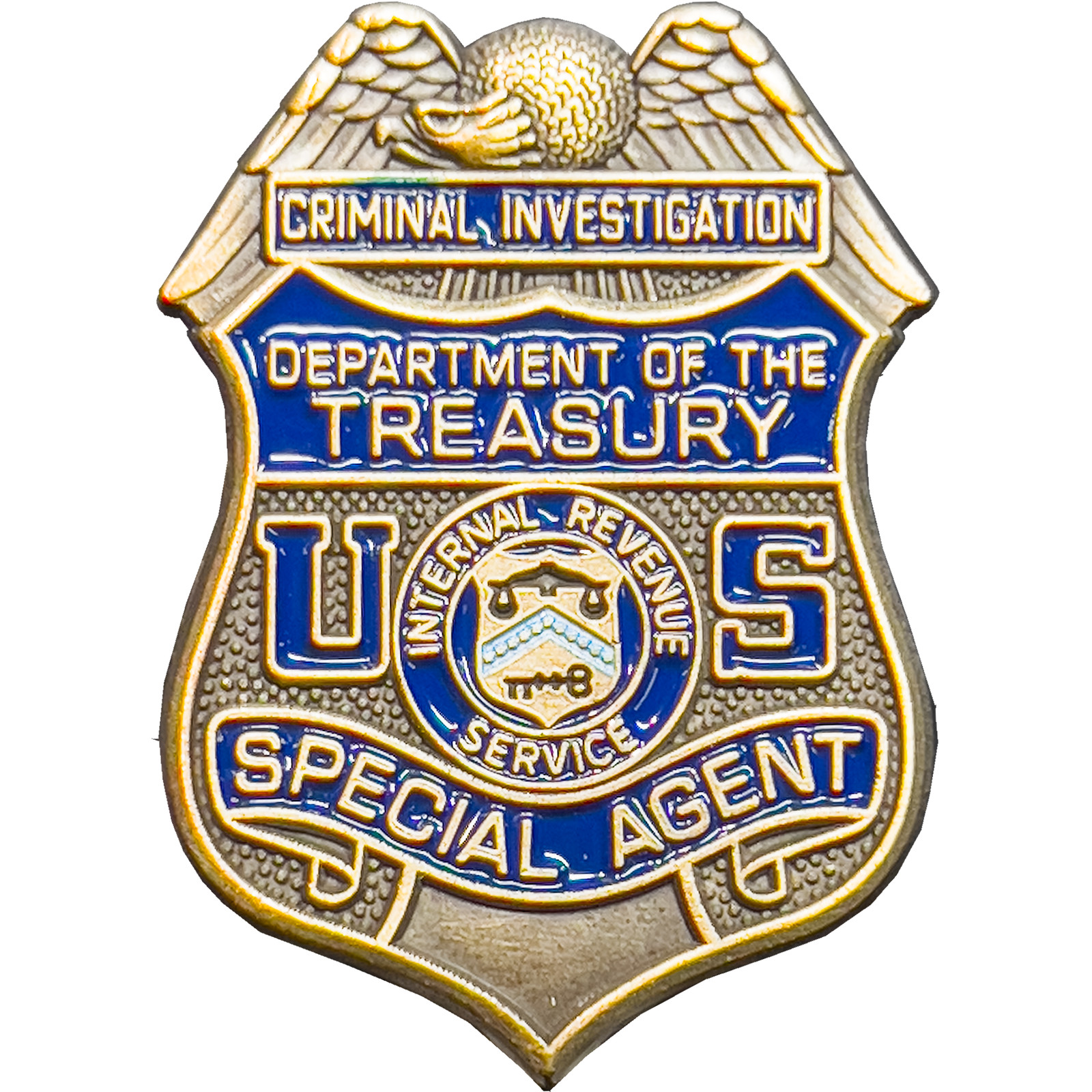 PBX-007-G IRS Special Agent Lapel Pin Internal Revenue Service