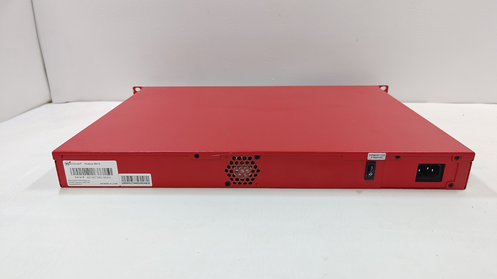 WatchGuard Firebox M270 Firewall Network Security Appliance TL2AE8 Red w/Power
