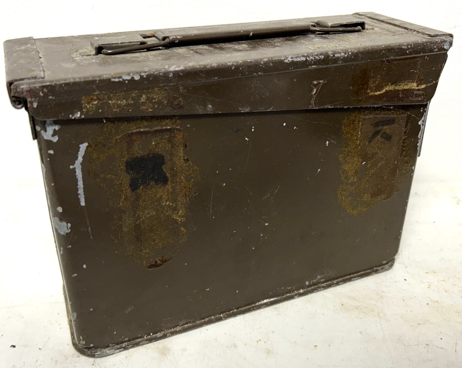 British Military Issue 249 CART .30 BLANK L10A1 Empty Ammunition Storage Box