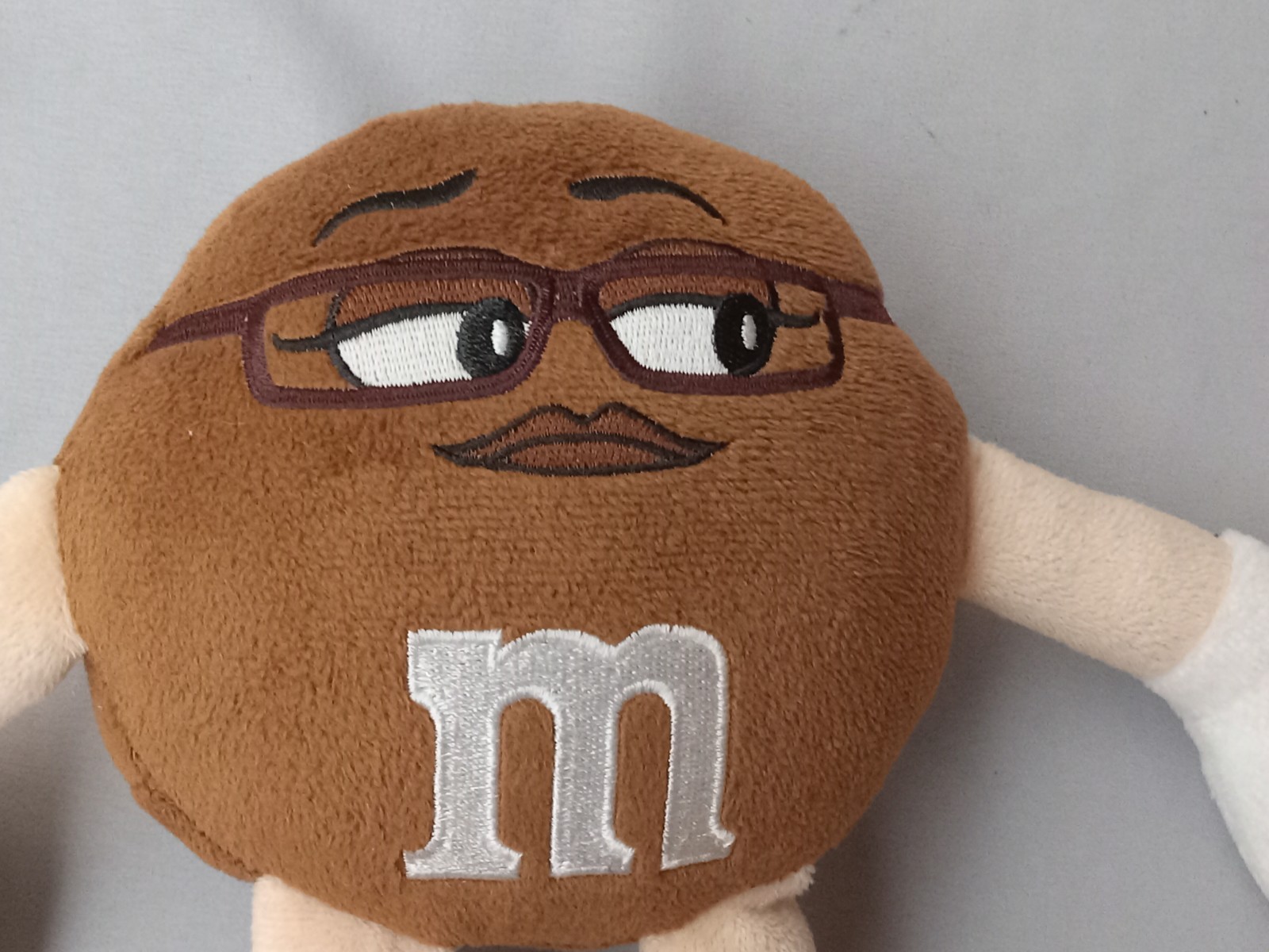 M&M Rare Brown With Glasses