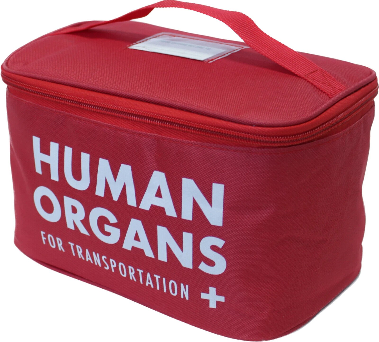 Red Human Organs Insulated Beer Soda Food Cooler - Costume Prop Tote Bag