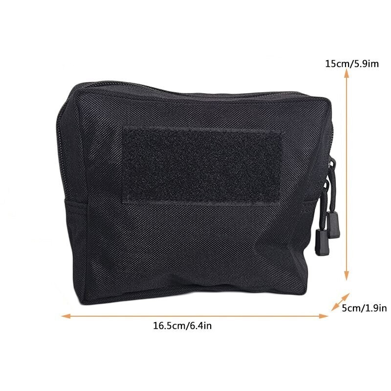 LOKI-360 TACTICAL BLACK MOLLE POUCH. EDC-MULTI PURPOSE-ADMIN. FREE SHIPPING.