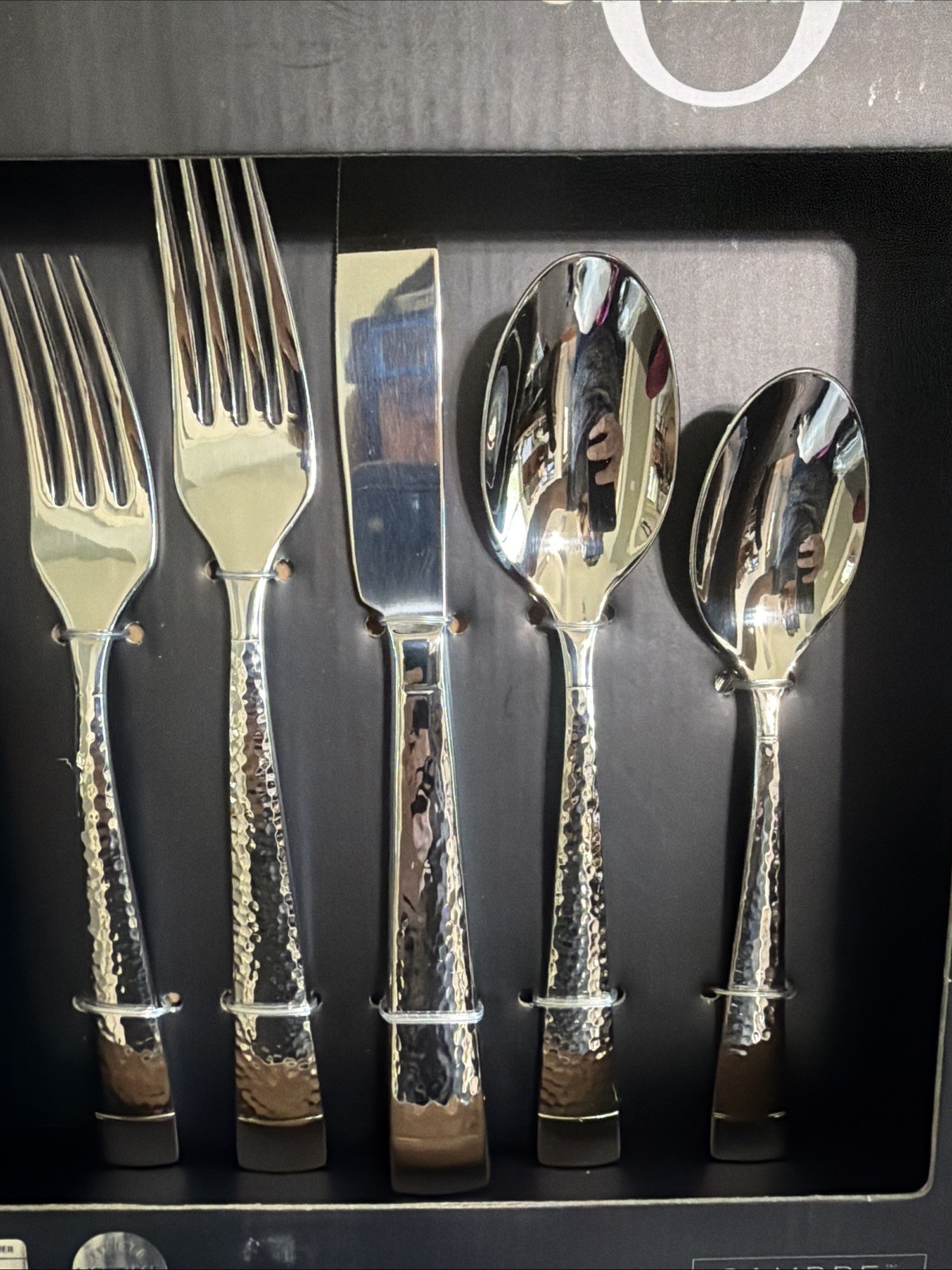 Oneida SAMBRE Stainless Hammered Glossy Silverware Flatware YOUR CHOICE