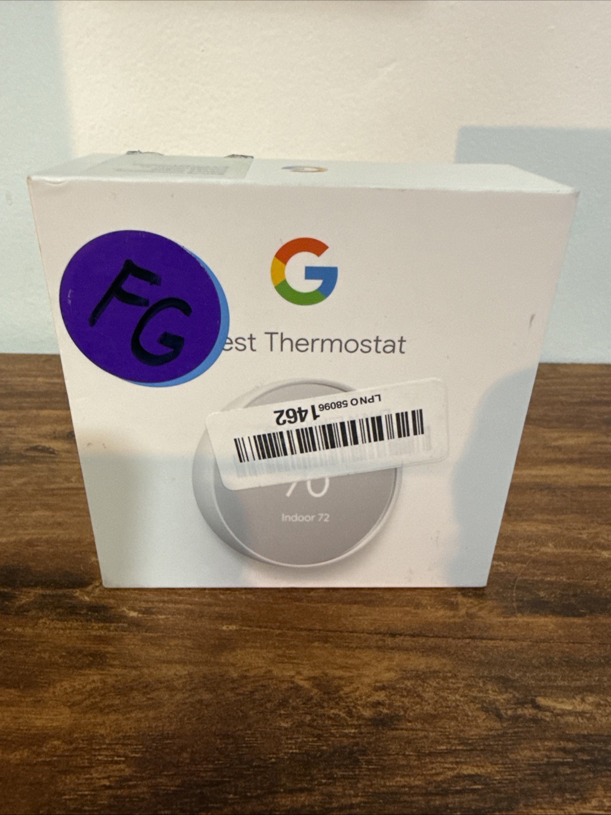 Google Nest Smart Thermostat, Snow - GA01334-US