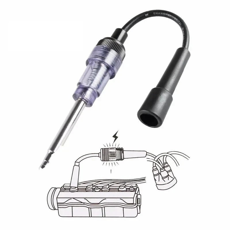 Spark Plug Tester In Line Ignition System Detector Coil Test Tools Engine AU