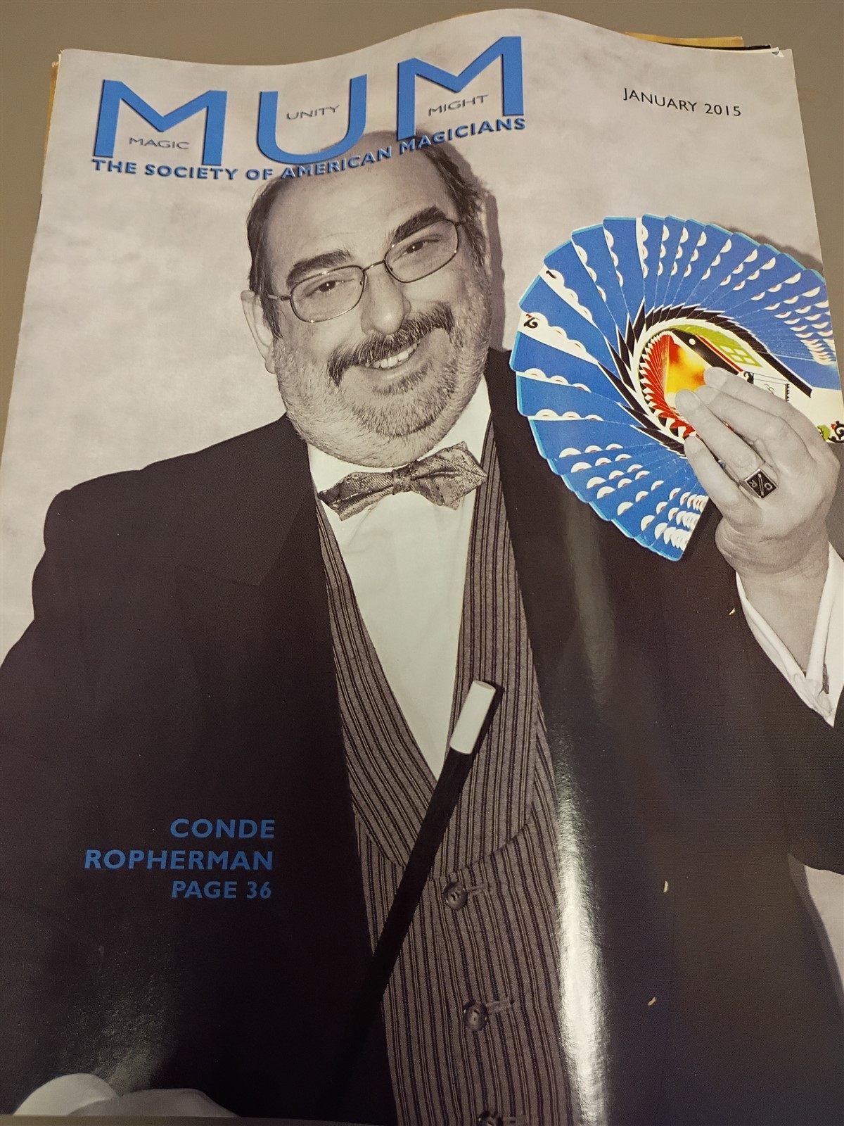 Conde Ropherman MUM Society of American Magicians Magazine Issue 2015 #12