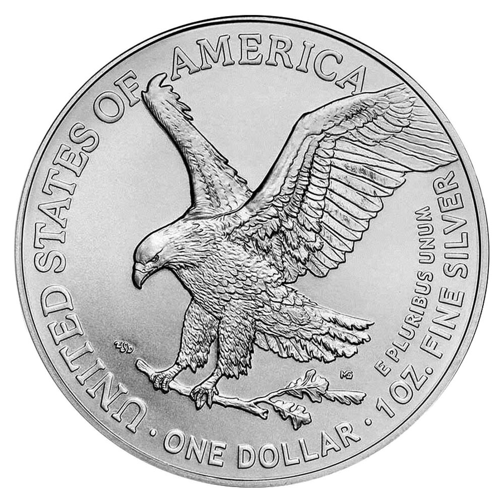 2024 $1 American Silver Eagle 1 oz Brilliant Uncirculated...