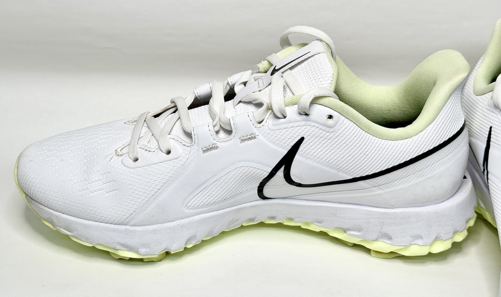 Nike React Infinity Pro Golf White Barely Volt Black CT6620-109 US Men's sz 8