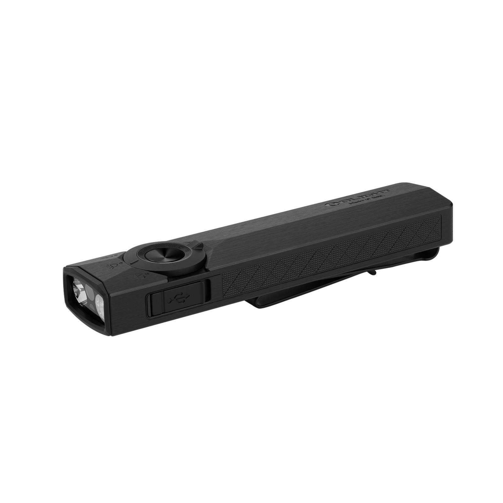 Olight ArkPro Ultra Class 3R Onyx Black CW Flat EDC Flashlight, 1700 Lumen, 205M