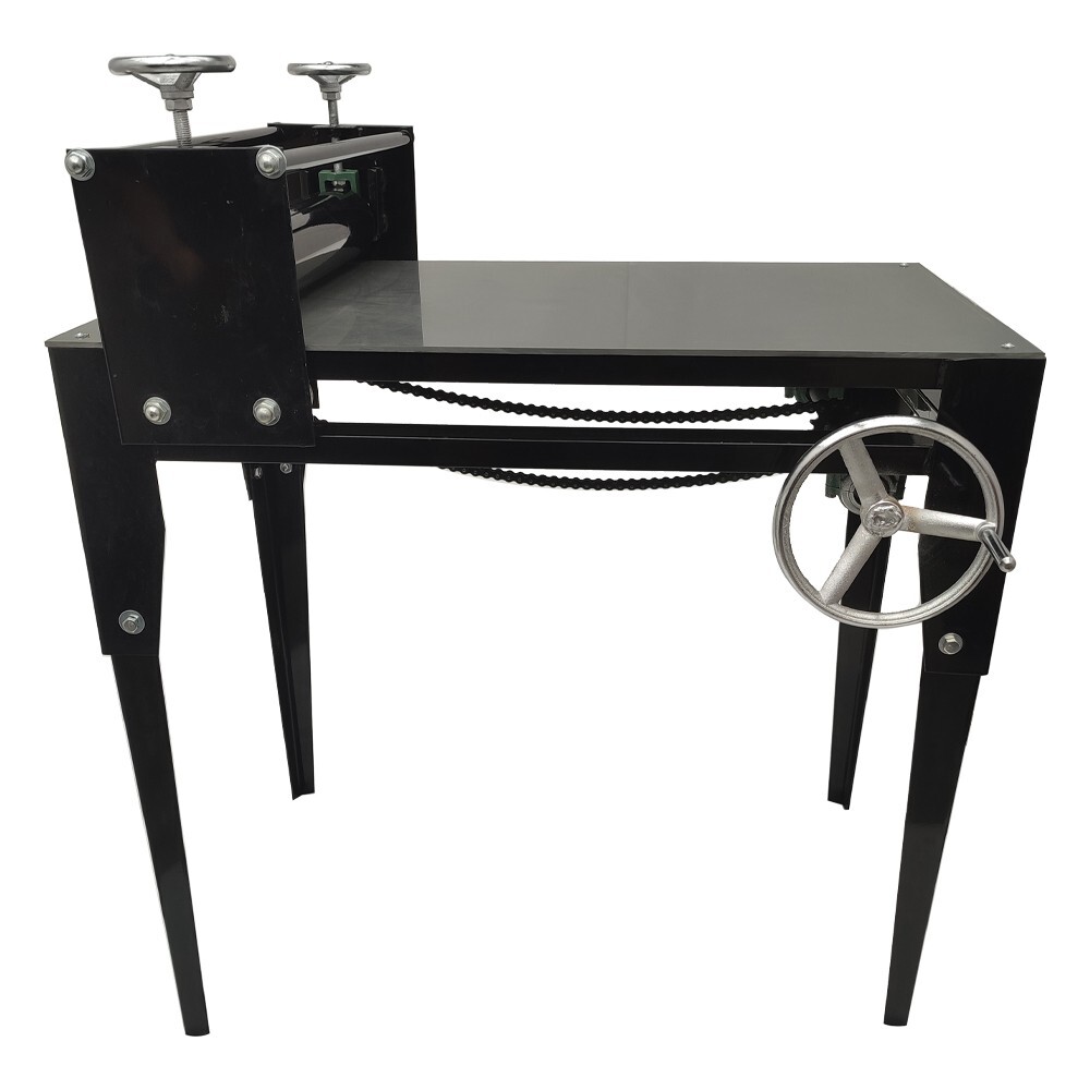 Single Axis Ceramic Clay Plate Machine Slab Roller Clay Press 33.8X20 Adjustable