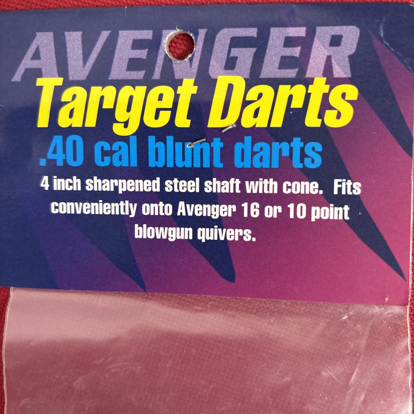 Avenger .40 Cal Target Darts - 5-25 Pack (125)